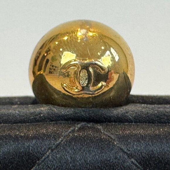 Vintage Chanel Black Quilted Frame Evening Bag - Picture 3 of 16